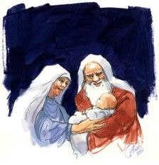 Peuterkleuterviering met kinderzegen Maria Lichtmis