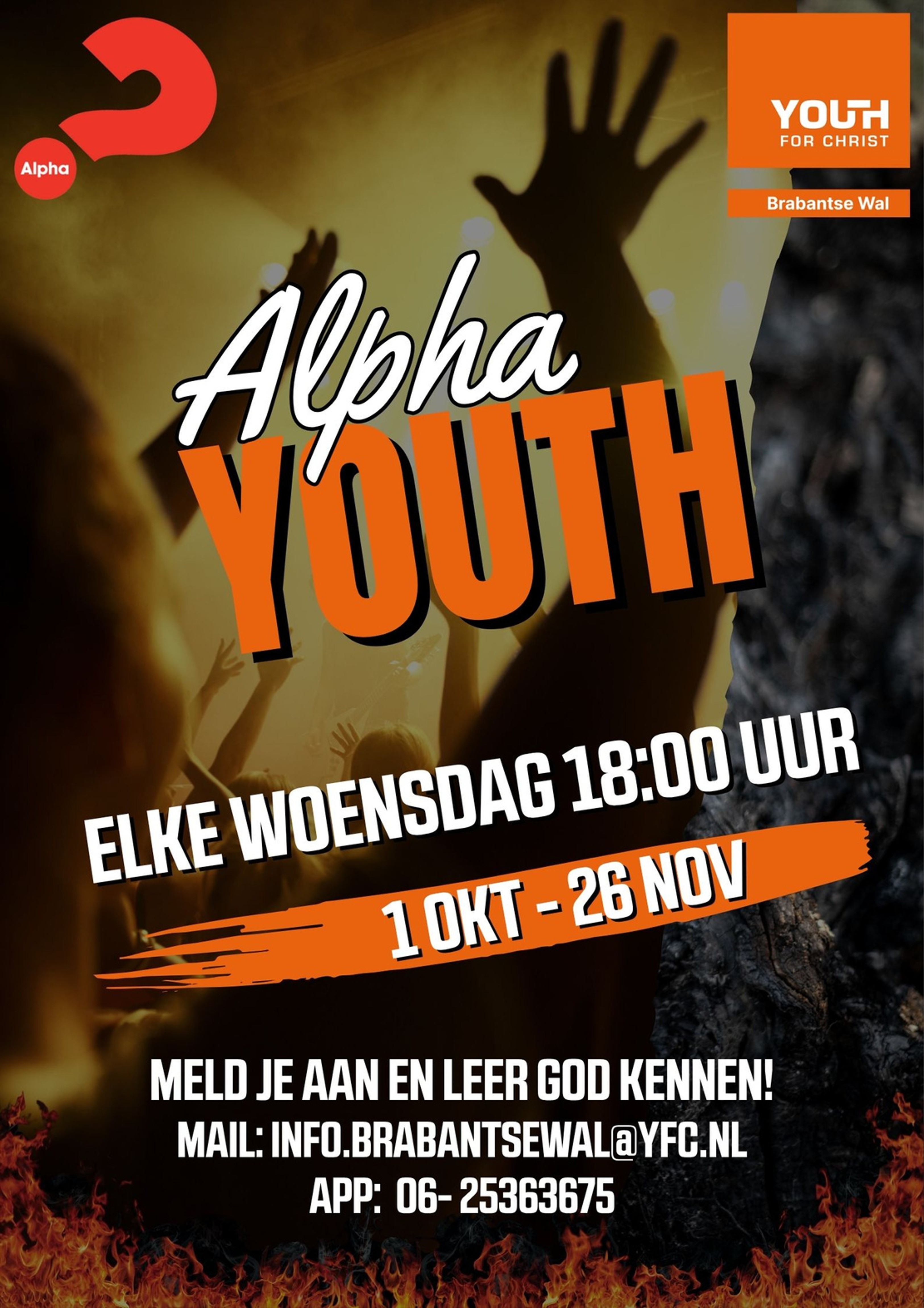 Alpha Youth bijeenkomsten / Vrijwilligers gezocht
