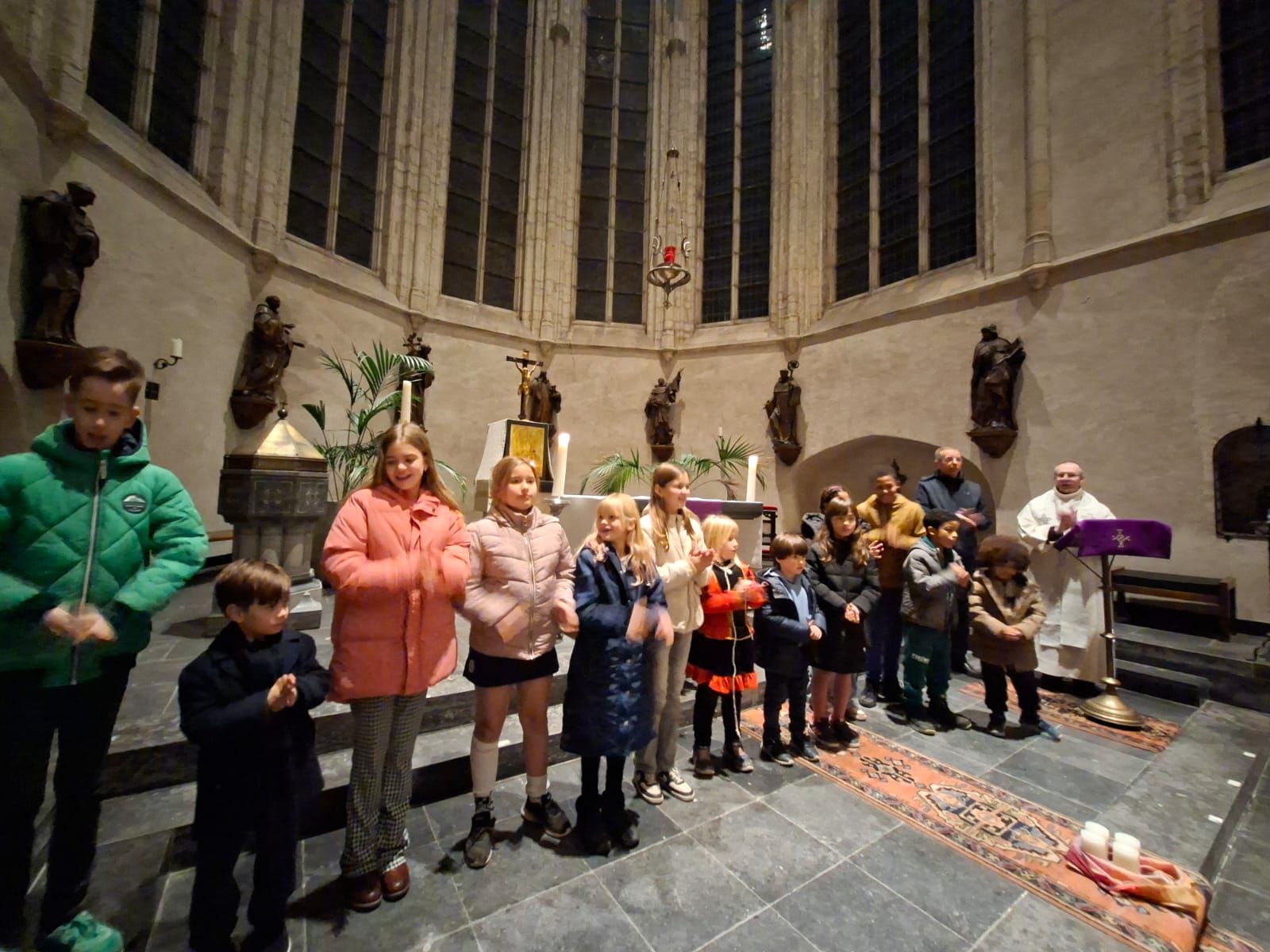 Gezinsmiddag in de Lambertuskerk in Wouw