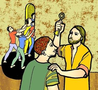 Kindernevendienst 'Door een smalle deur' op zondag 24 augustus